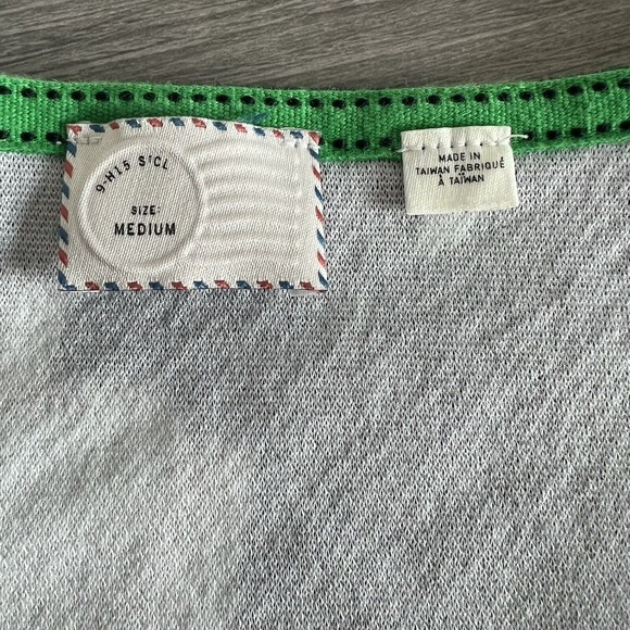 Anthropologie 9-H15 STCL Kobus Magnolia Floral‎ Zipper Boxy Crop Shirt Medium - Picture 5 of 8